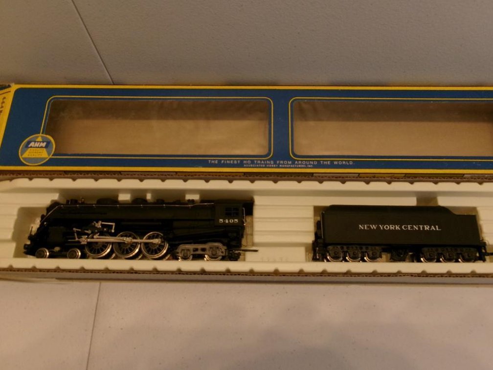 HO-Scale AHM New York Central Locomotive and Tender