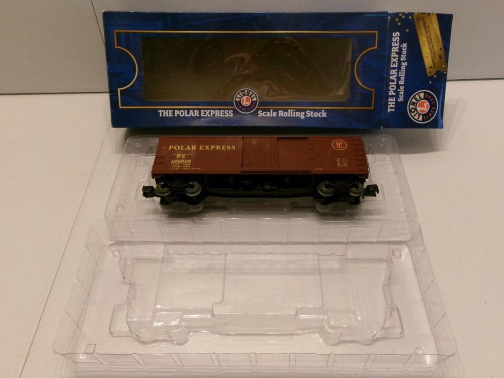 O-Scale Lionel, The Polar Express USRA Double Sheath Boxcar #122516