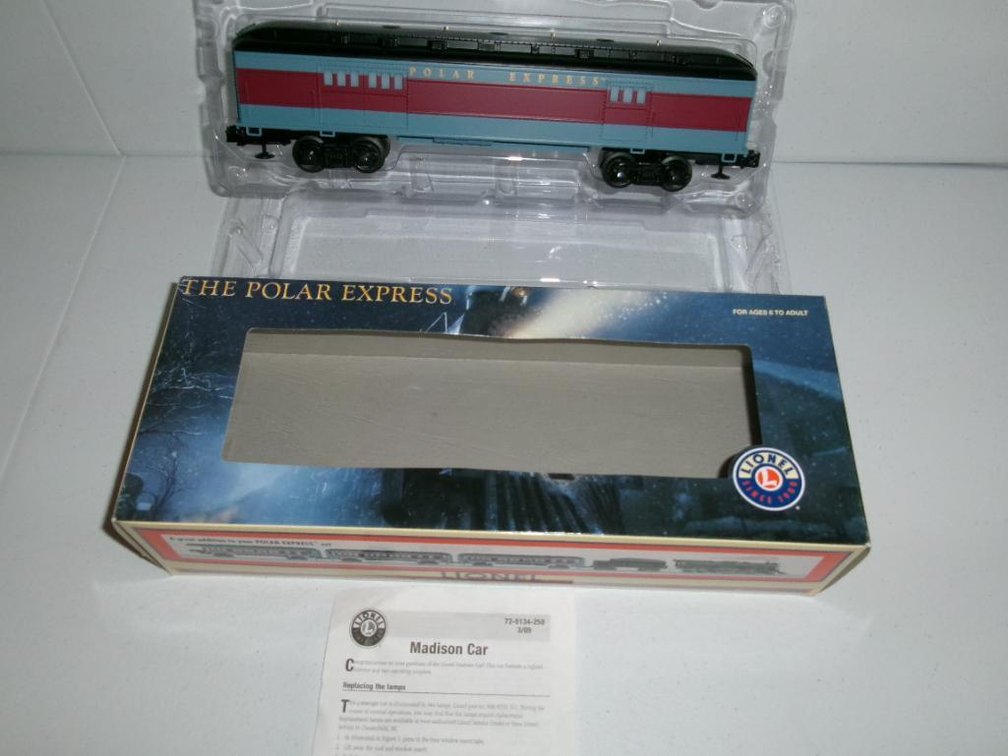 O-Scale Lionel, The Polar Express Baggage Car