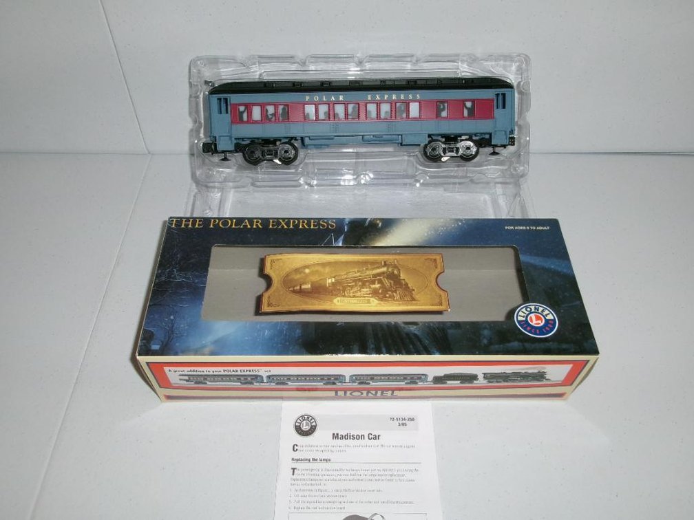 O-Scale Lionel, The Polar Express Hot Chocolate Car