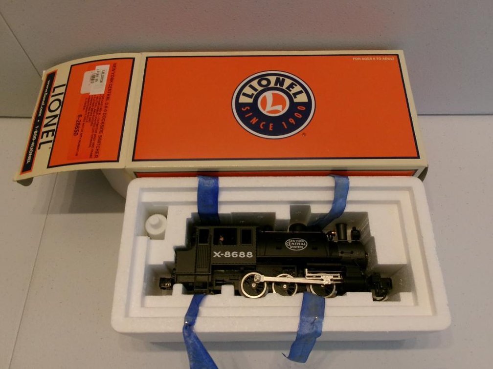 O-Scale Lionel New York Central 0-6-0 Dockside Switcher