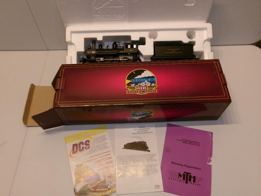 O-Scale M.T.H. Electric Trains, 2-8-0 H-3 Consolidation Steam Engine
