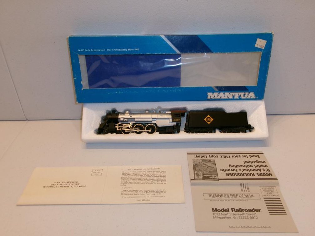 HO-Scale Mantua 331-030 Pacific W/P Drive Erie
