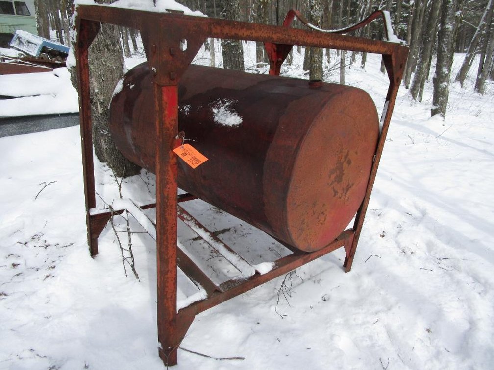 Metal Fuel Barrel and Stand