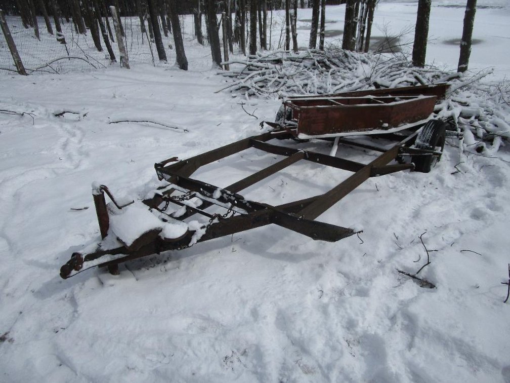 18' Single Axle Steel Frame Trailer