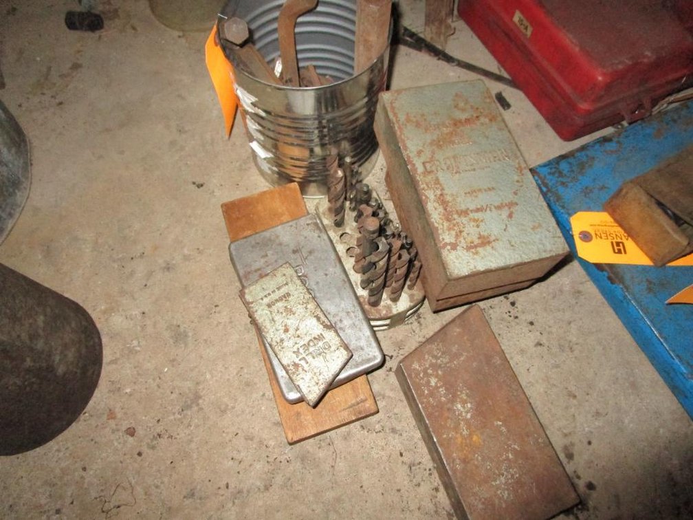 Large Assortment of Drill Bits and Bin of Allen Wrenches