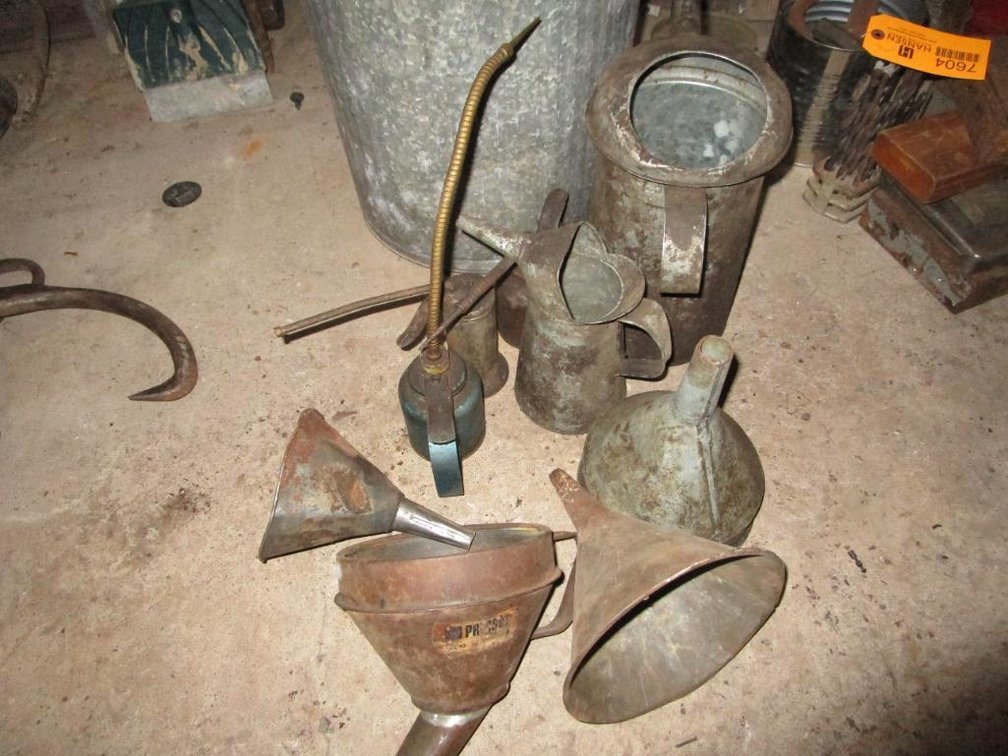 Various Oil Cans and Oilers