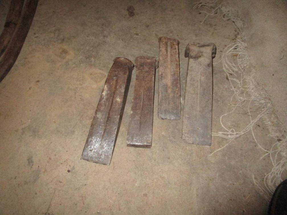 (4) Heavy Duty Wood Splitting Wedges