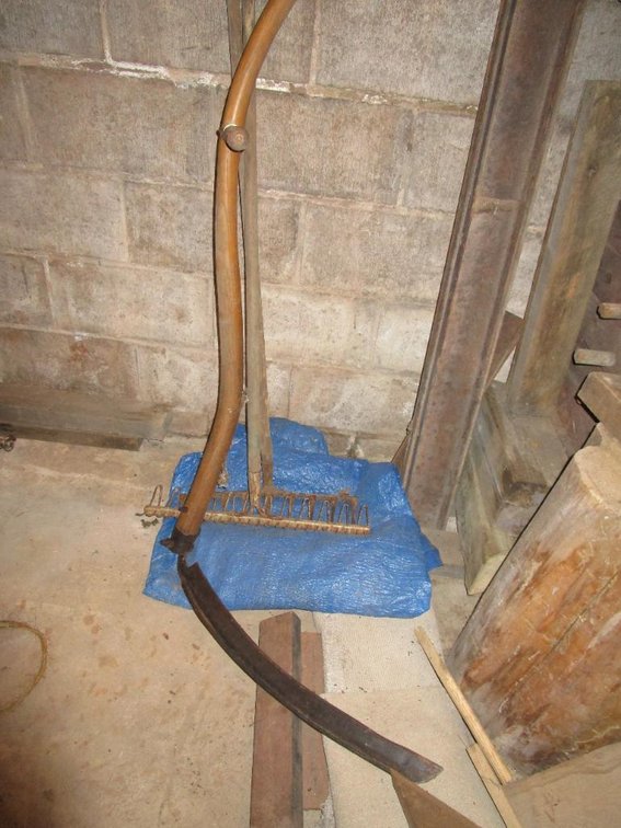 (2) Vintage Rakes and Scythe