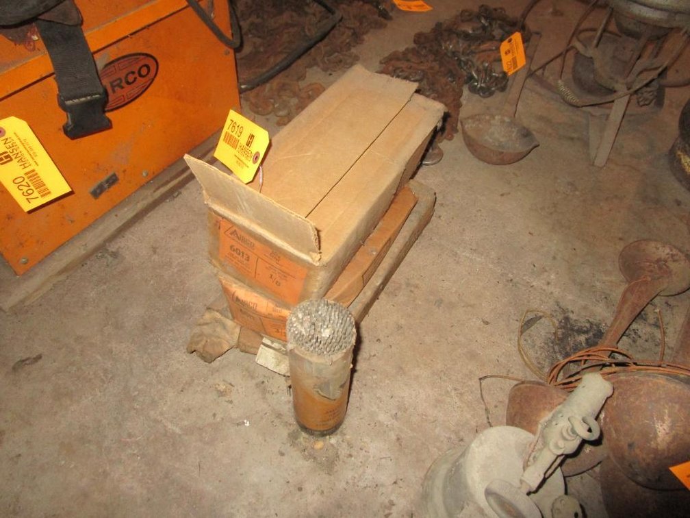 (3) Boxes and Tube of Welding Rods