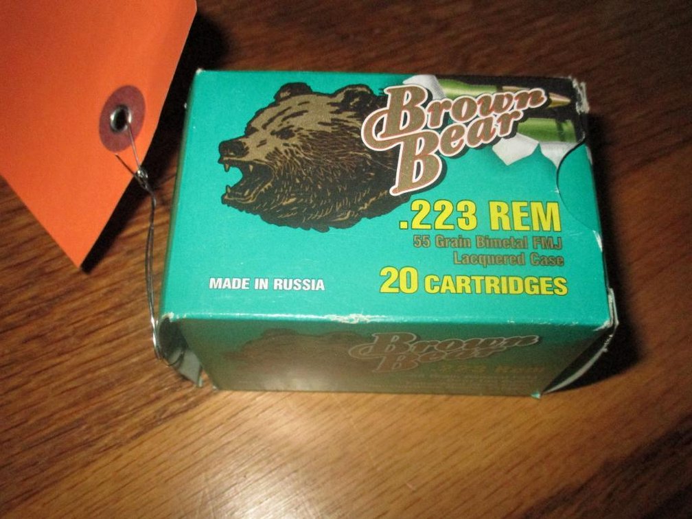 (1) Box .223 Remington Bullets