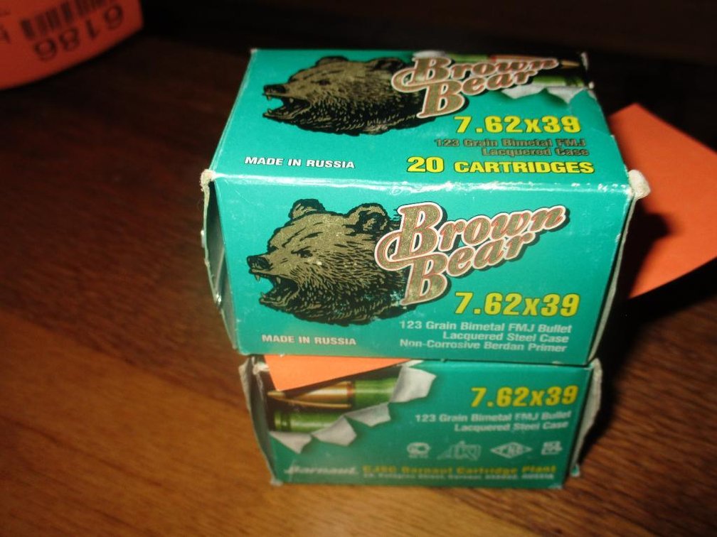 (2) Boxes 7.62x39 Bullets