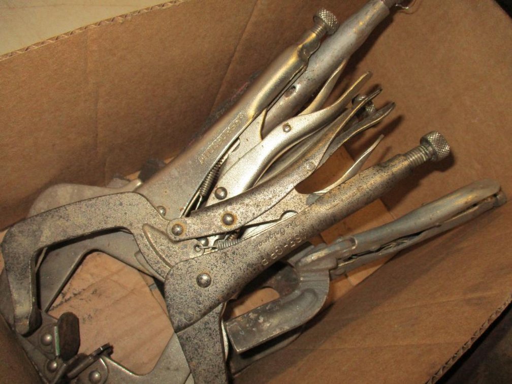 Box of Vise Grips