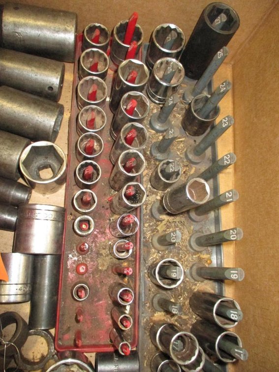 Box of Miscellaneous Sockets