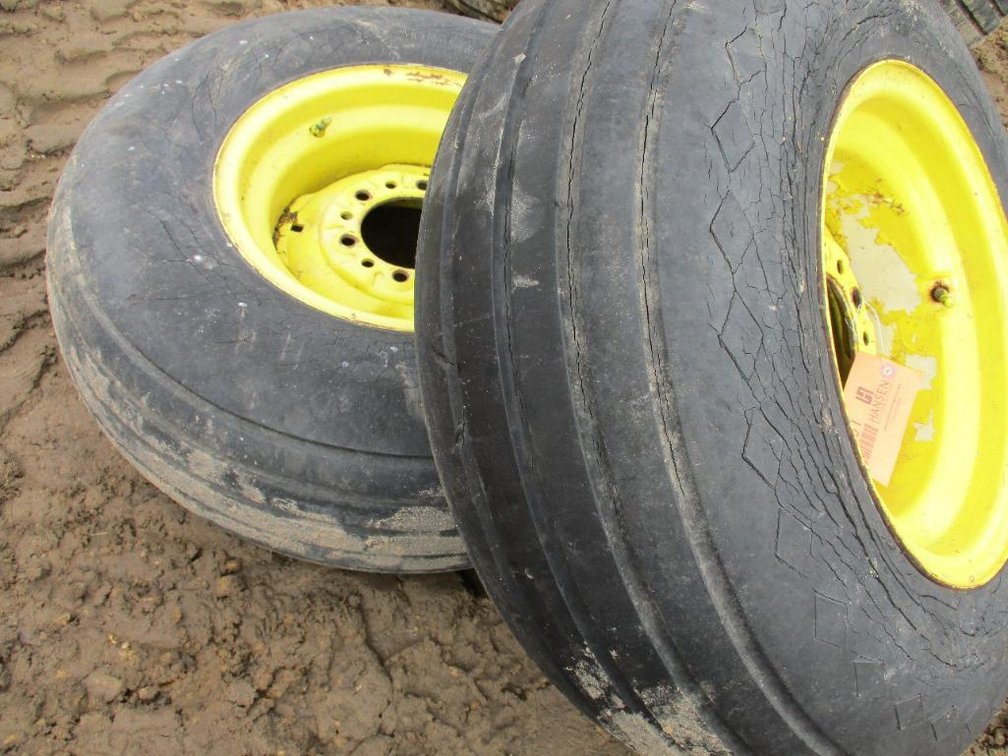 (2) Implement Tires and Rims