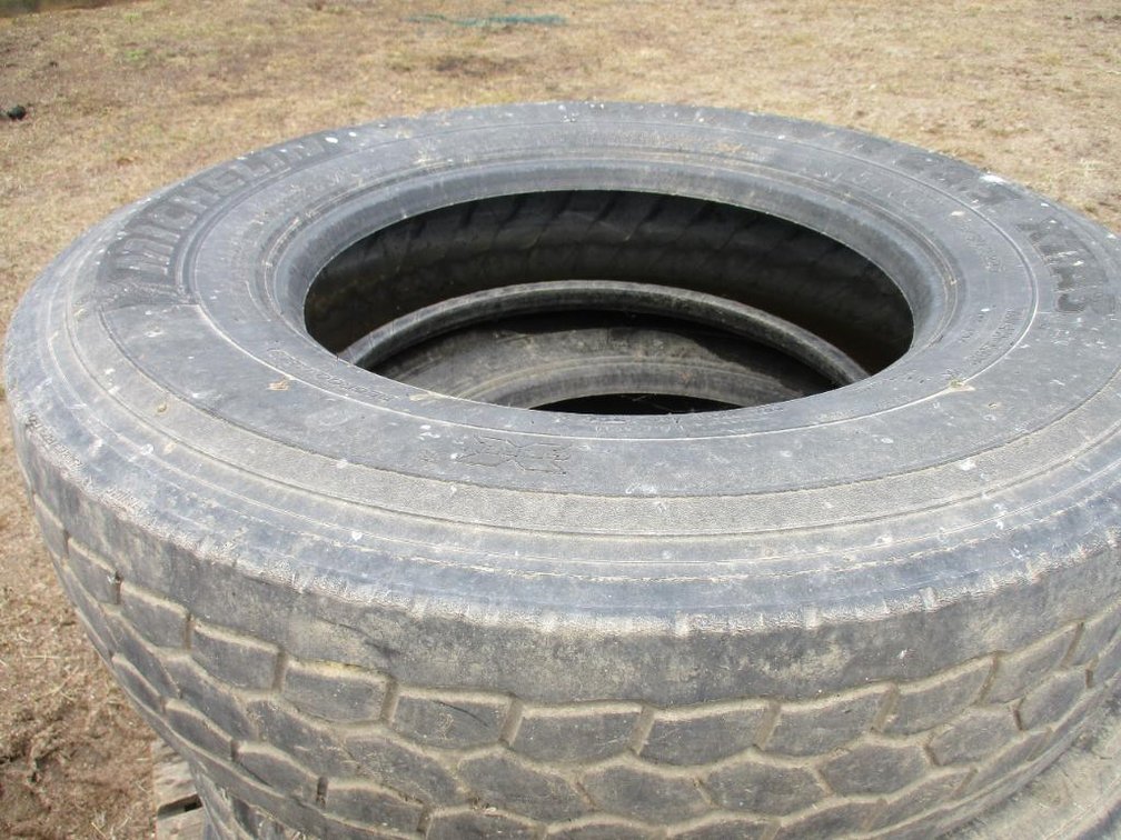 (4) Semi Tires