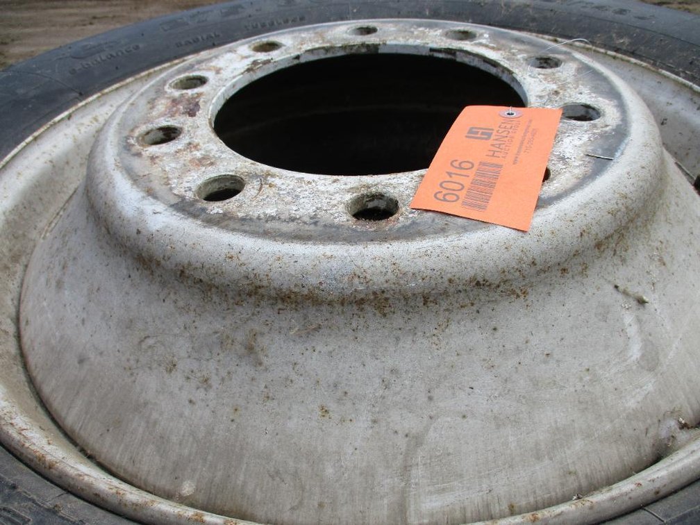 (4) Semi Tires and Rims