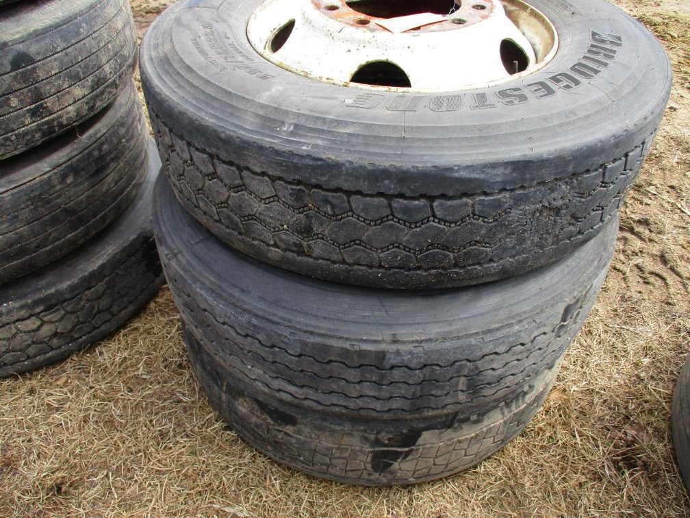 (3) Semi Tires