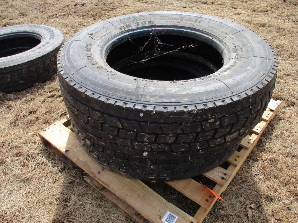 (2) Semi Tires