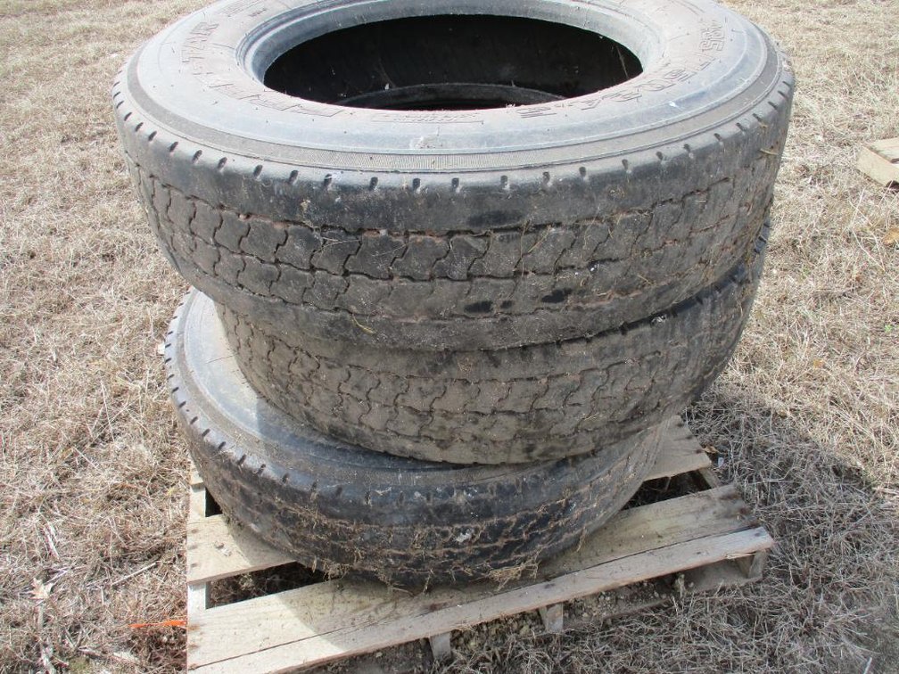 (3) Semi tires