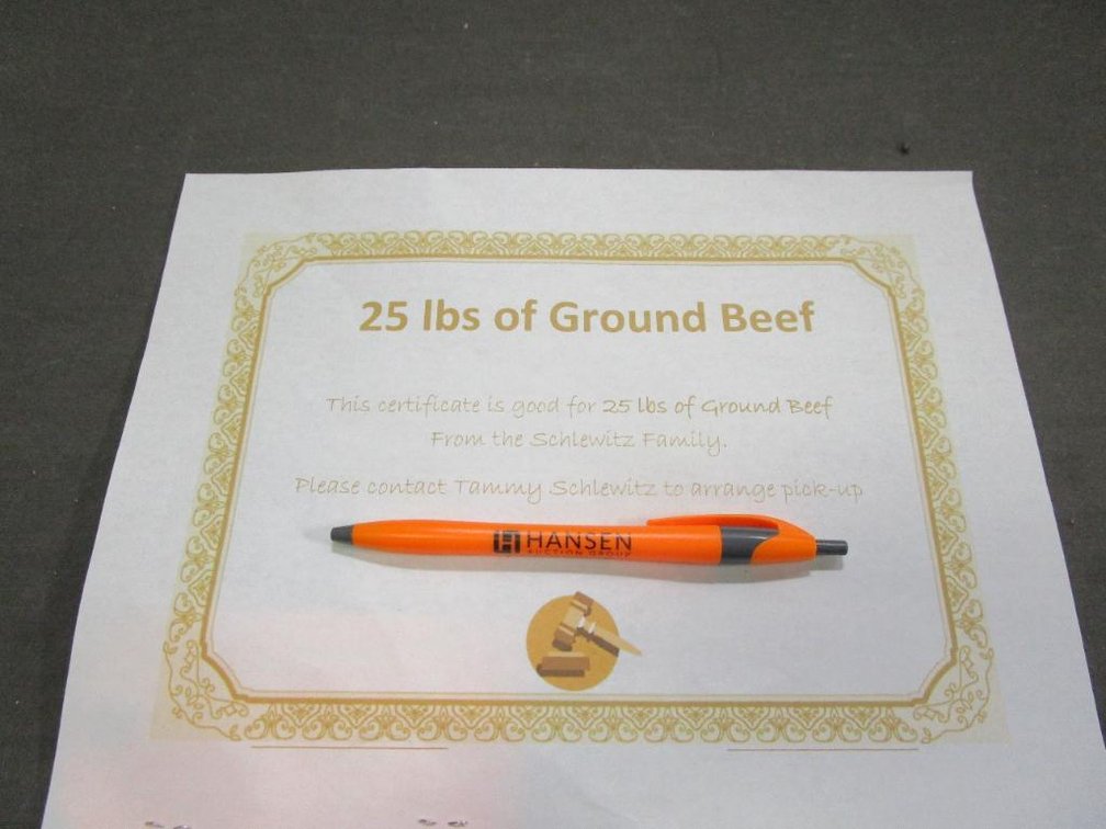 (25) Pounds Ground Beef