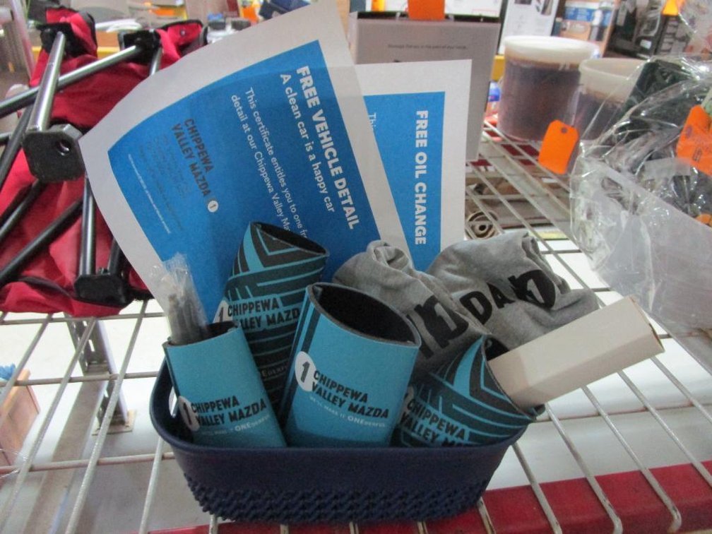 Chippewa Valley Mazda Gift Certificates and Gift Basket