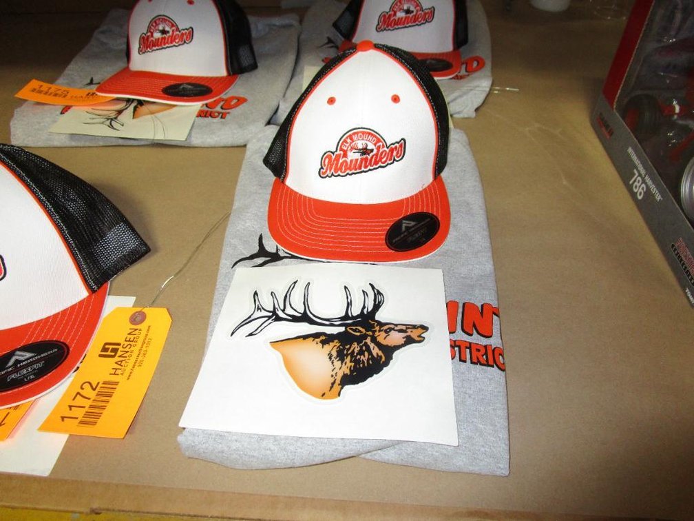 Elk Mound Mounders T-Shirt, Hat and Decal