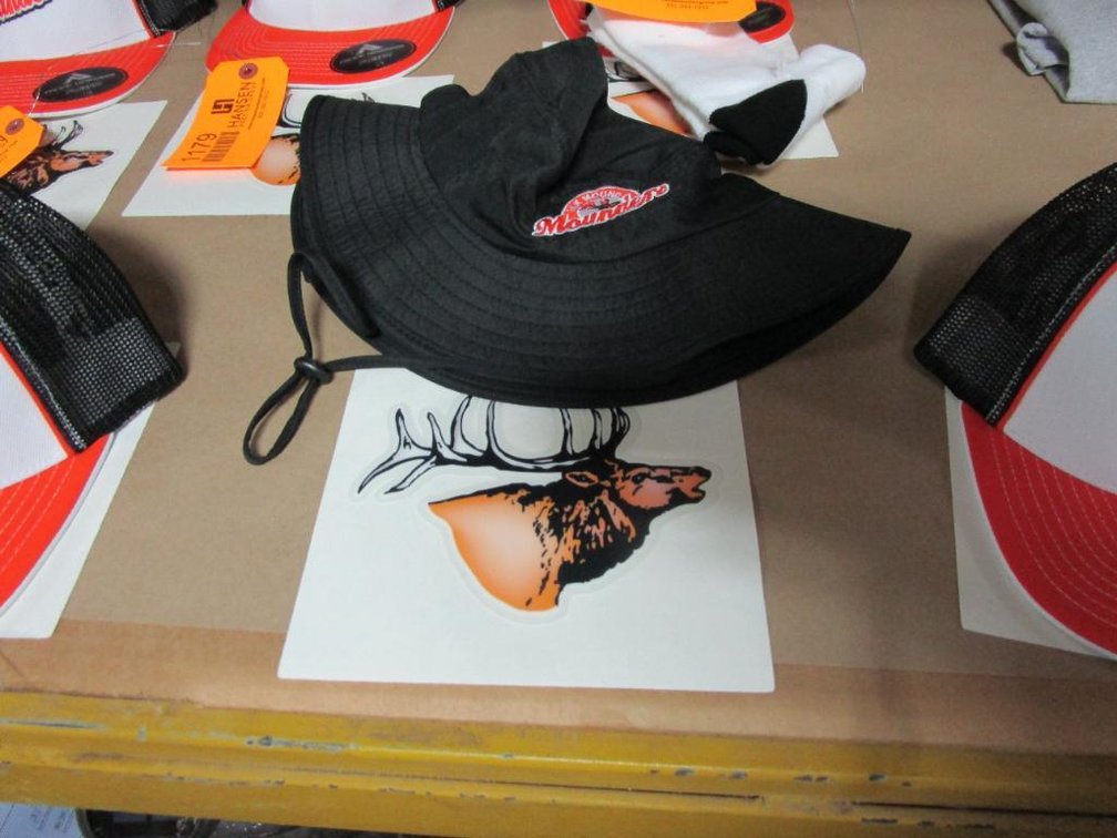 Elk Mound Mounders Hat and Decal