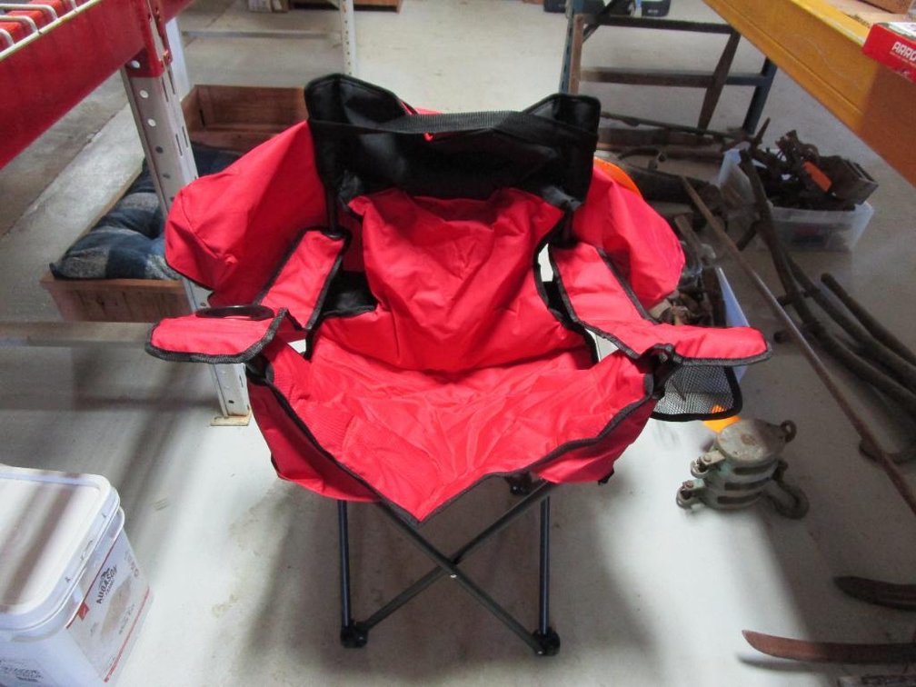 Mesh Folding Lawn Chair With Bag