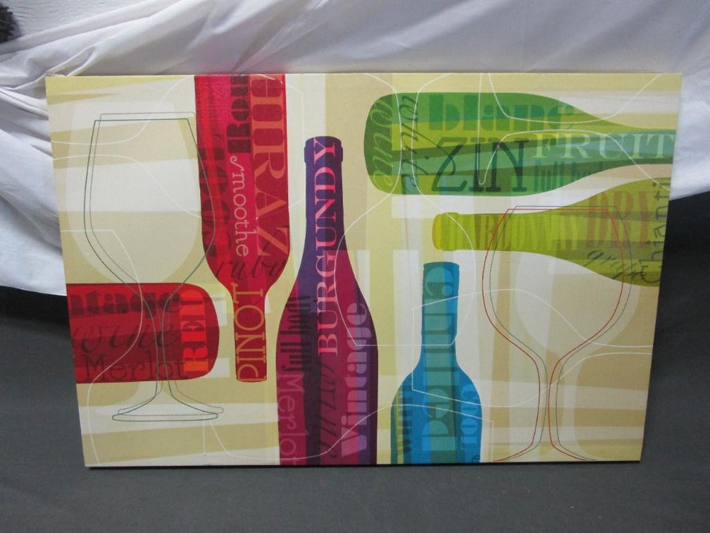 Wine Themed Canvas Print