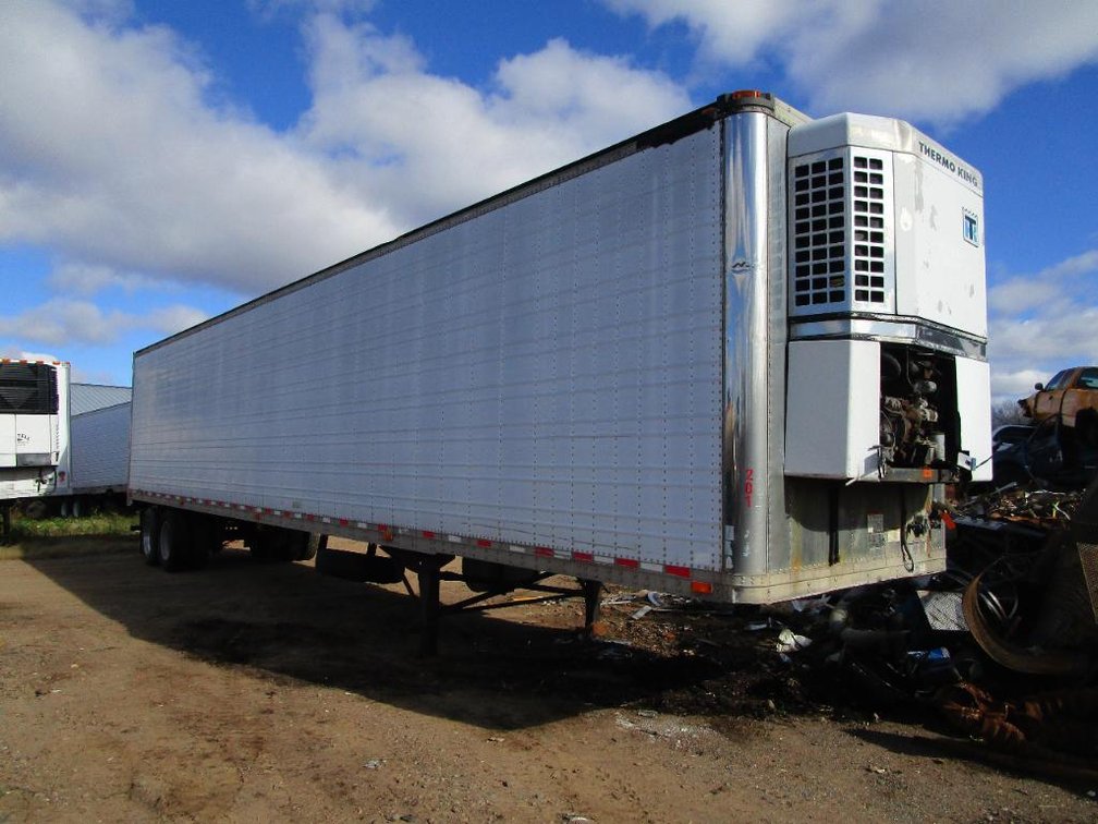 2002 Great Dane Trailer with Thermo King Reefer, Brakes have been backed off