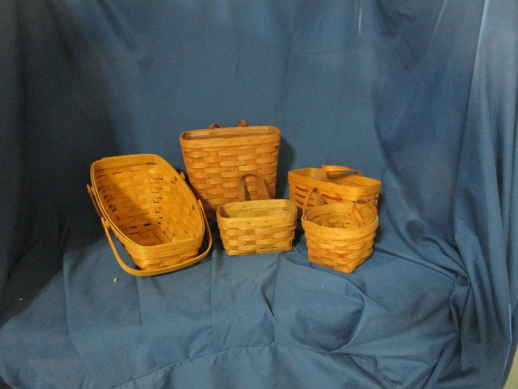 (5) Longaberger Baskets