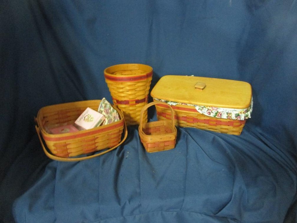 (4) Longaberger Baskets
