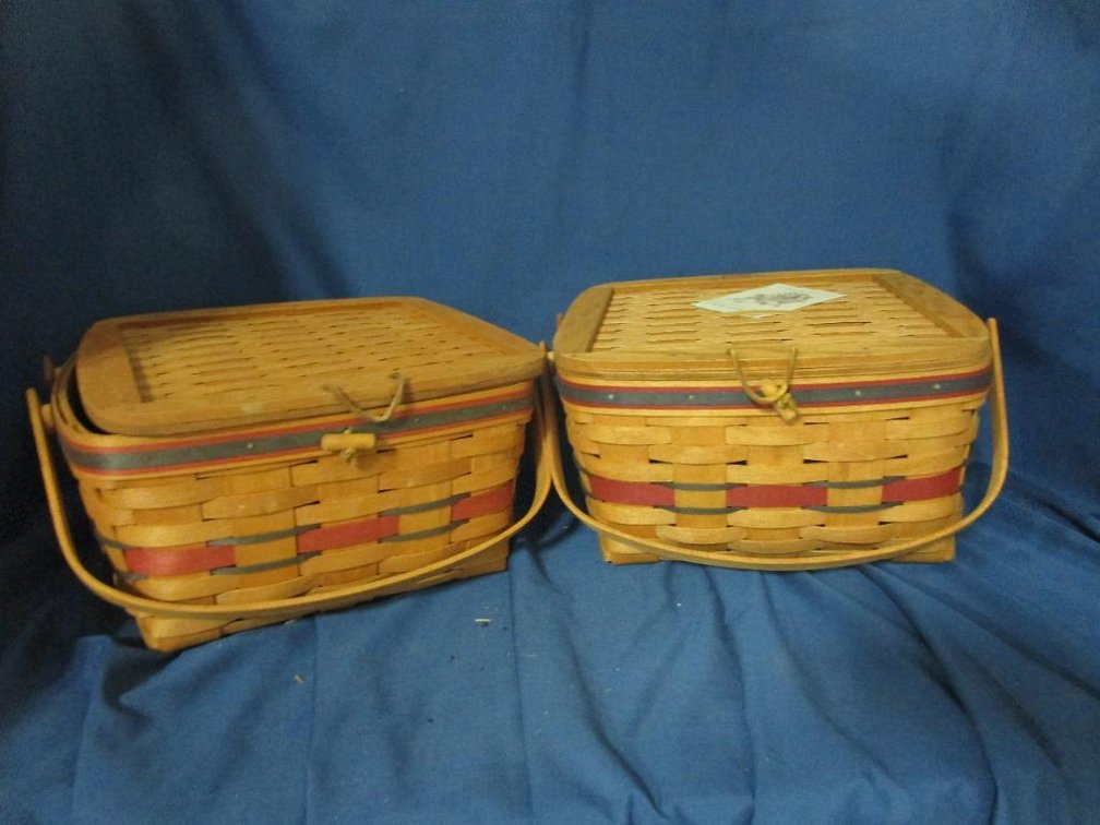 (2) American Pie Longaberger Baskets