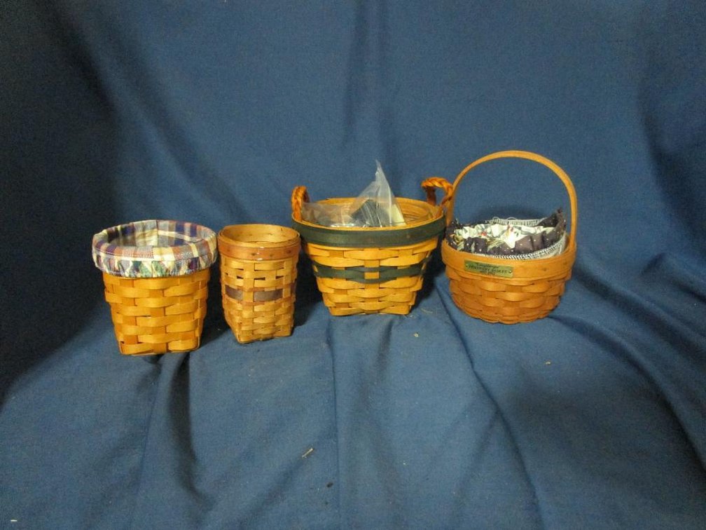 (4) Longaberger Baskets
