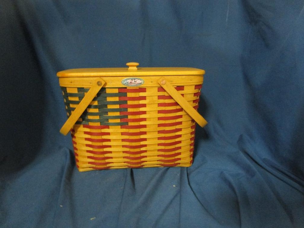 Longaberger 25th Anniversary Flag Basket