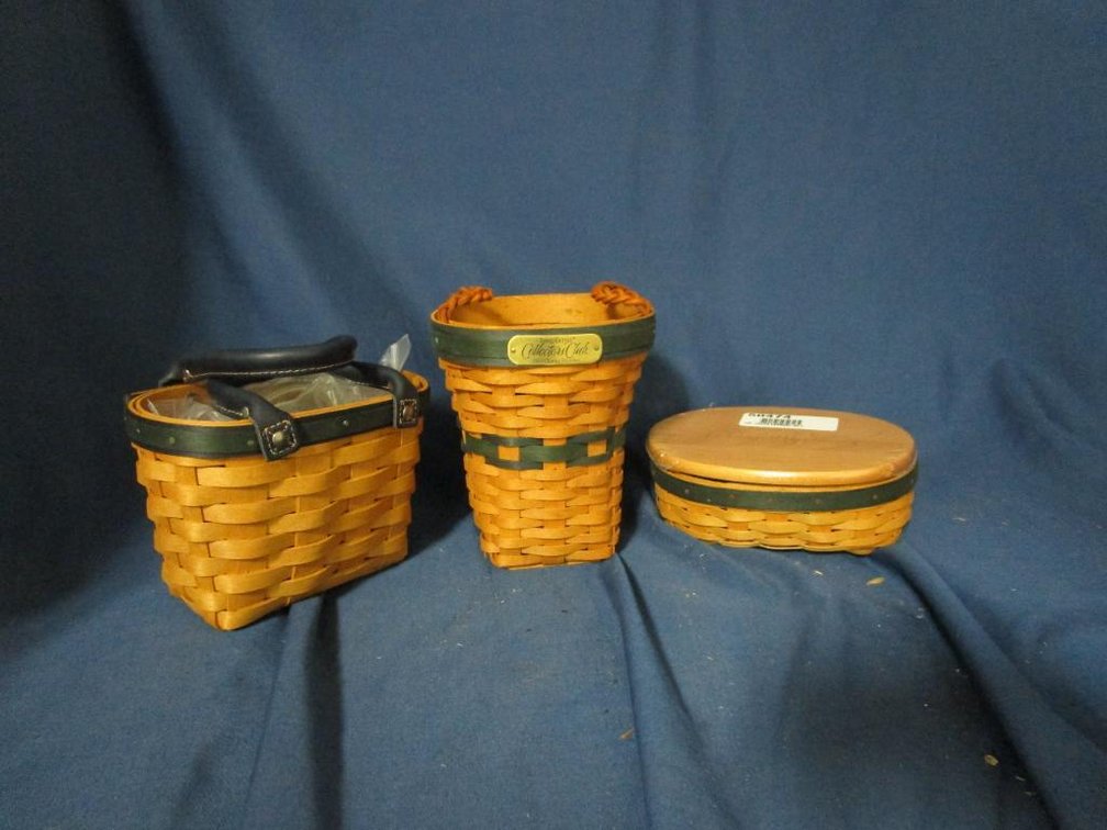 (2) Longaberger Renewal and (1) Harmony Baskets