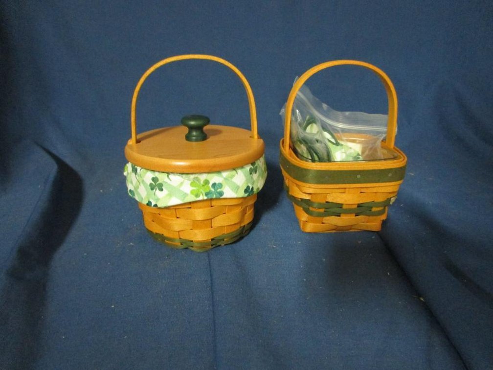 (2) Small Longaberger Baskets