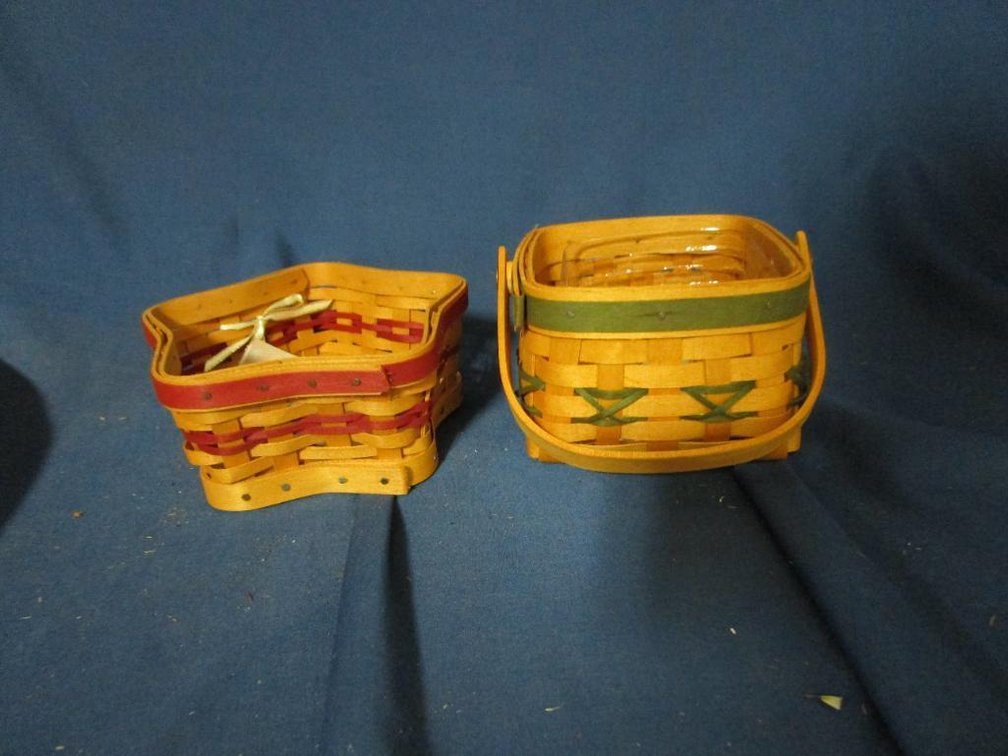 Let it Snow and Twinkle Longaberger Baskets