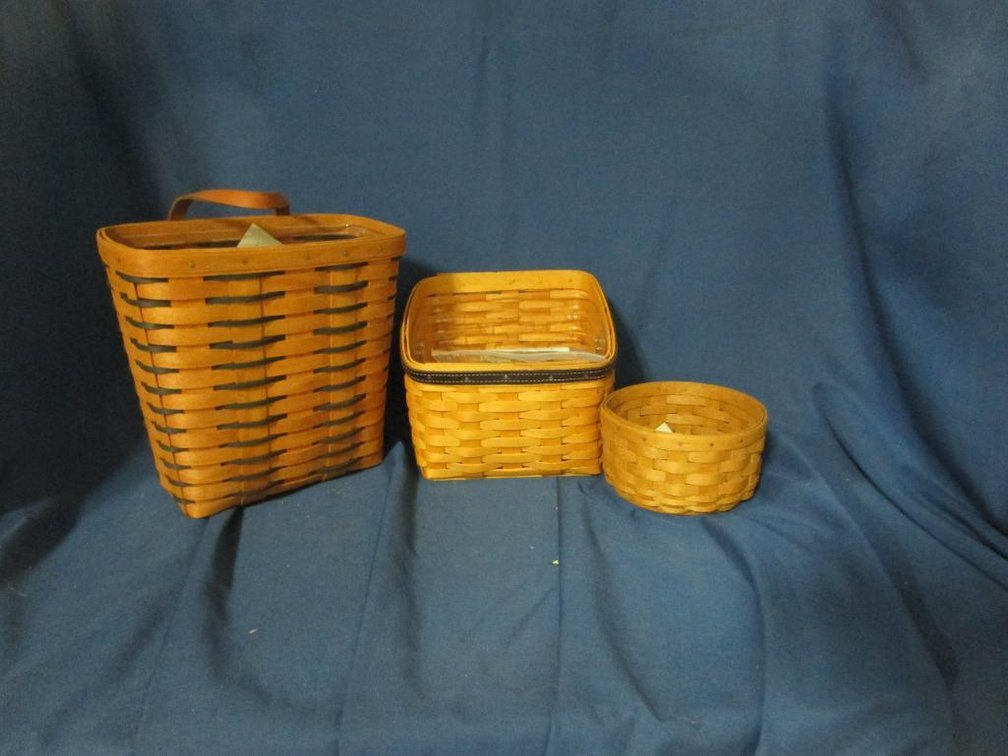(3) Longaberger Baskets
