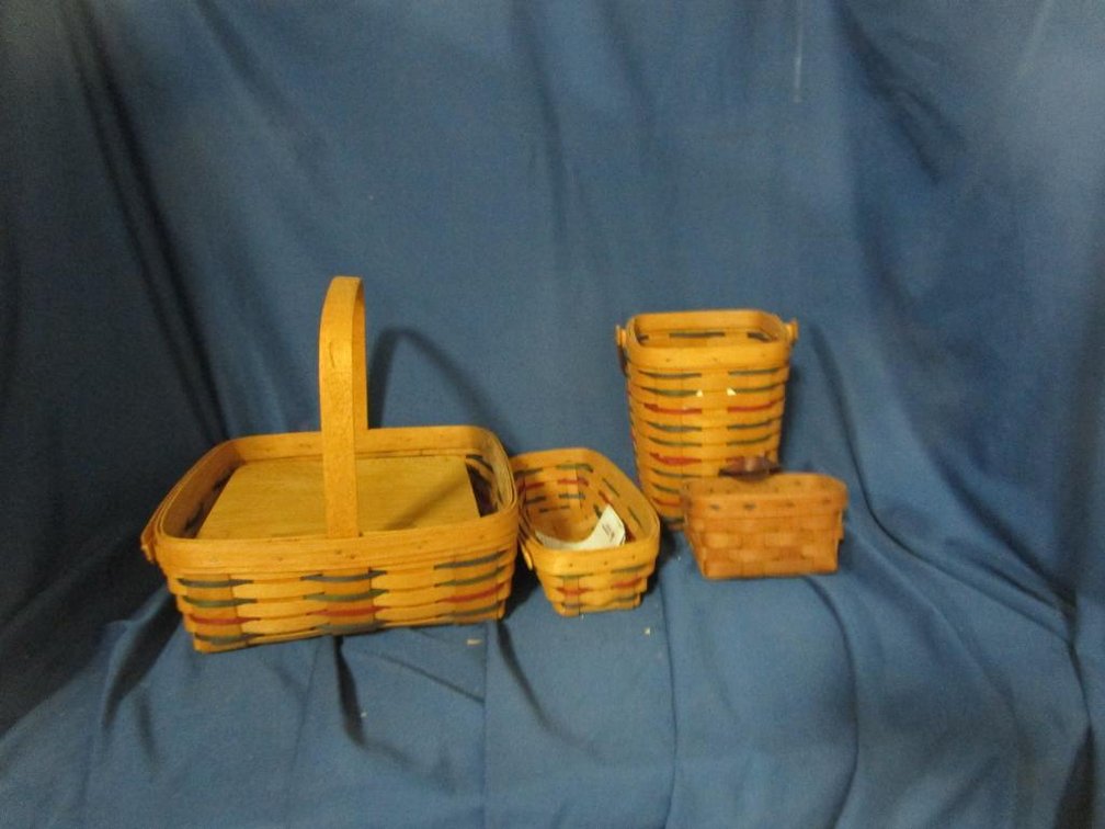 (4) Longaberger Baskets