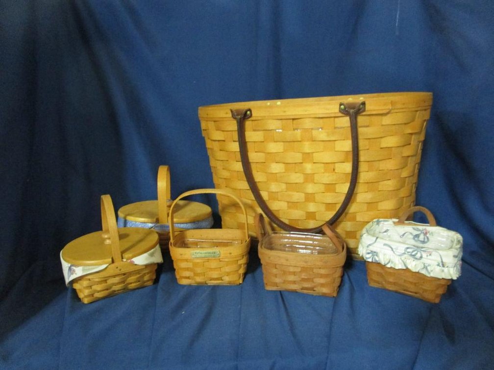 (6) Longaberger Baskets