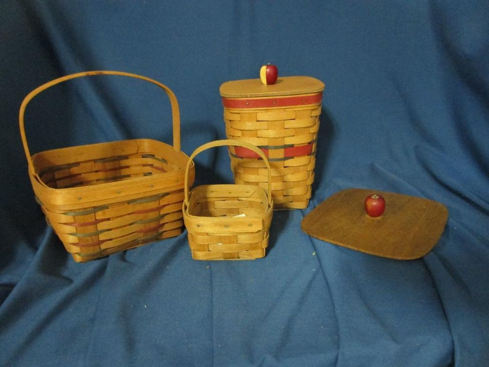 (3) Longaberger Baskets