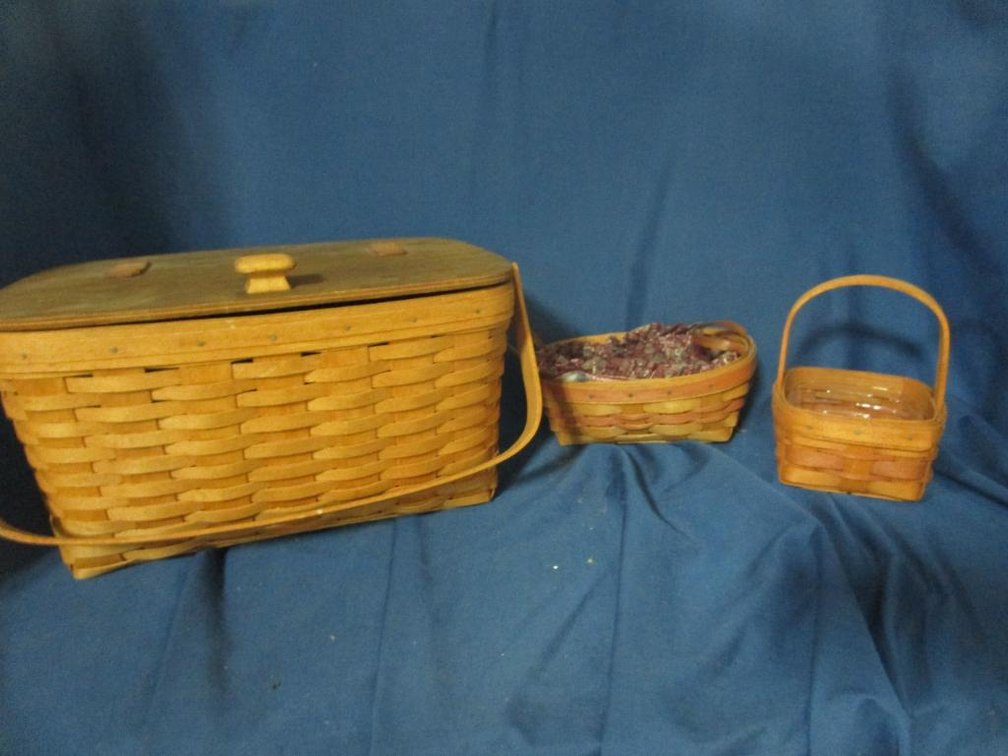(3) Longaberger Baskets