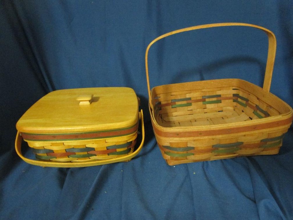 (2) Longaberger Harvest Baskets