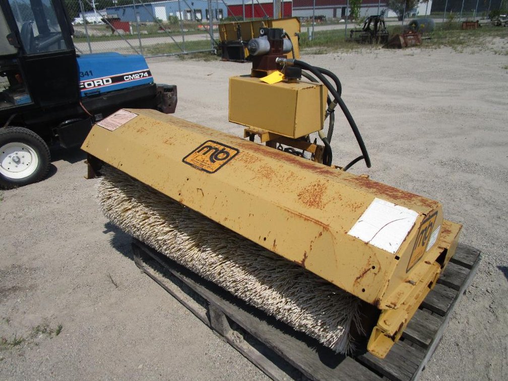 M-B MLT Hydraulic 60" Sweeper Attachment, SN 12-8956