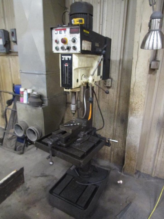 JET Electronic Variable Drill Press, Model JDP-20 EVS/460, SN 10100121