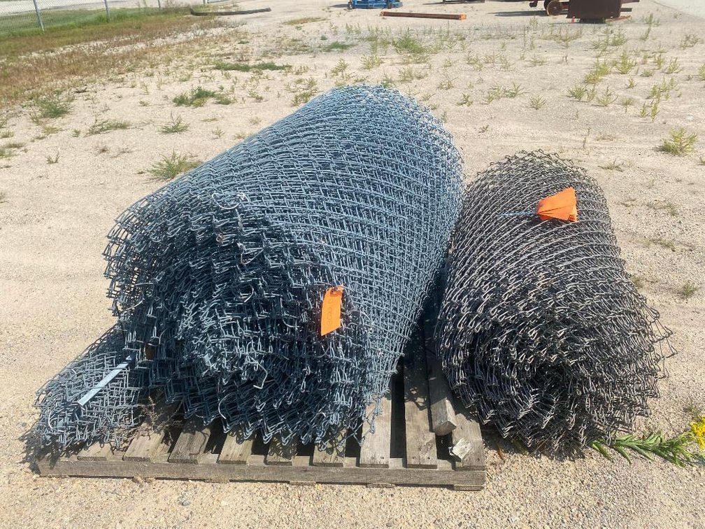 (3) Rolls of Chain Link Fence