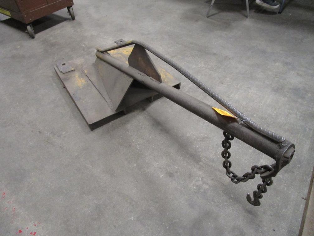 Homemade Fork Mounted Crane Jib
