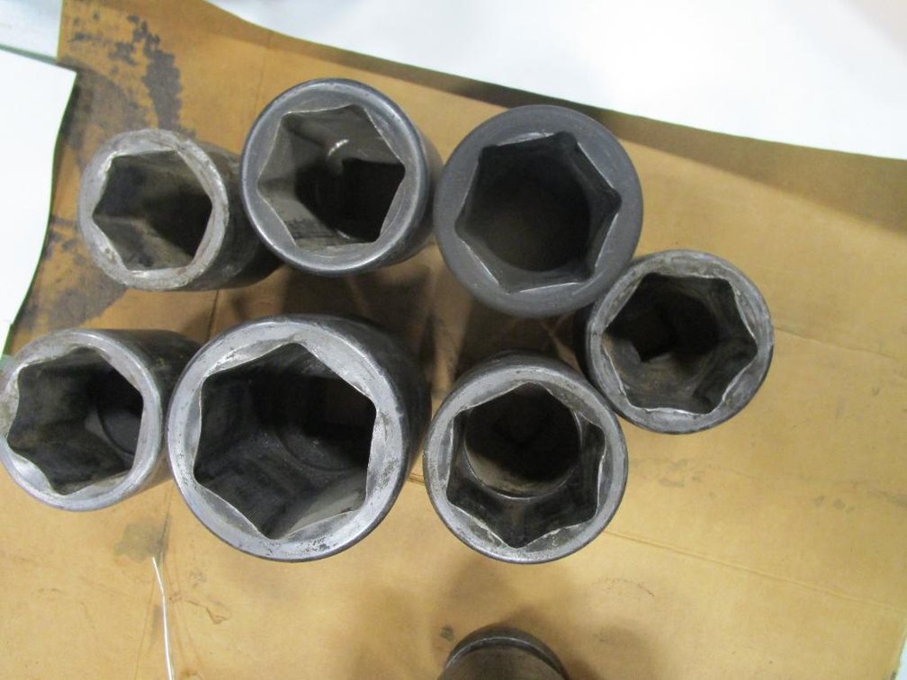 (7) Various 3/4" and 1" Drive Sockets